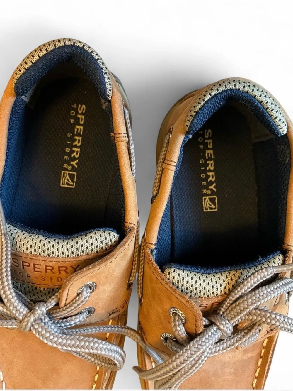 Sperry Lanyard Top Slider Youth Size 2 Great Condition Nautical Boat Shoes